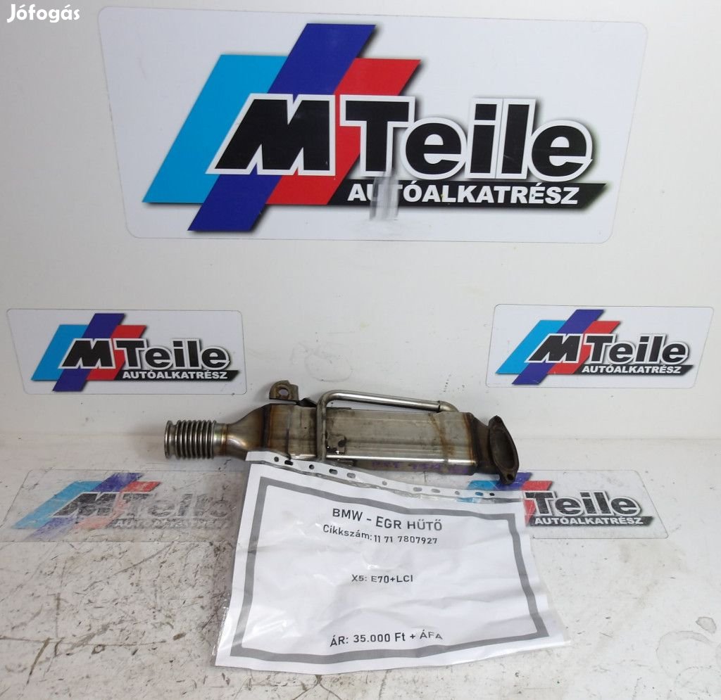 [GYÁRI BONTOTT] BMW - EGR HŰTŐ - X5 - E70+LCI - 11 71 7807927
